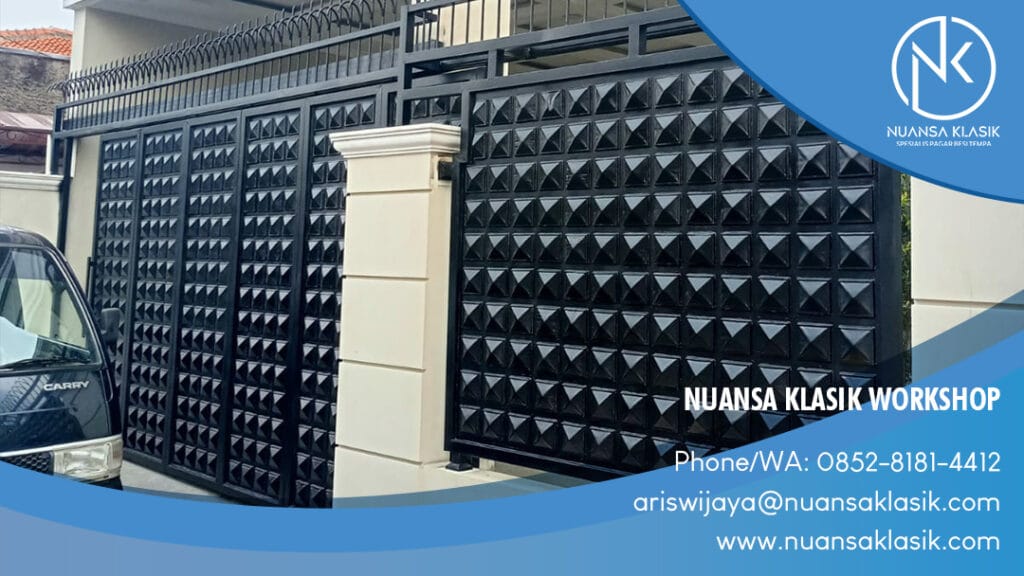 pagar besi tempa klasik