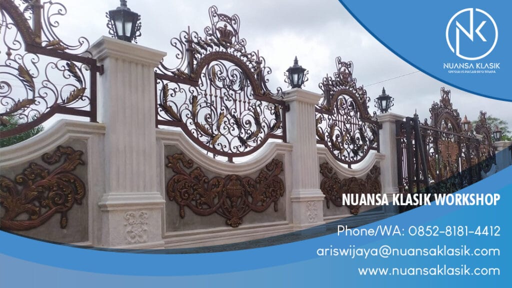 pagar besi tempa klasik balikpapan