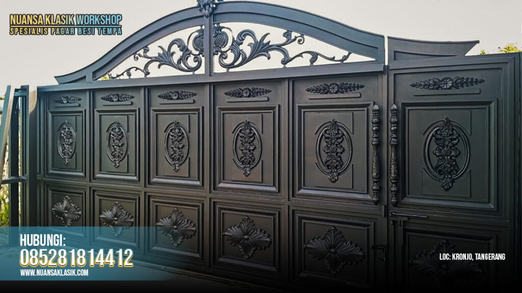 pagar besi tempa kronjo